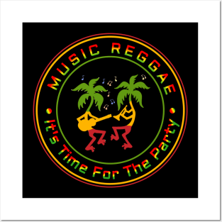 Reggae logo Posters and Art